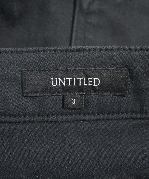 UNTITLED（アンタイトル）デニムパンツ 黒 サイズ:3(L位) レディース/2200659933430