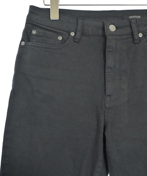 UNTITLED（アンタイトル）デニムパンツ 黒 サイズ:3(L位) レディース/2200659933430