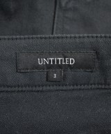 UNTITLED（アンタイトル）デニムパンツ 黒 サイズ:3(L位) レディース/2200659933430