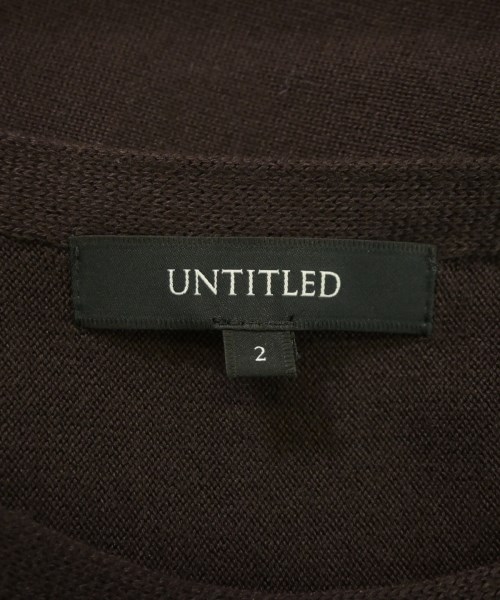 UNTITLED（アンタイトル）ニット・セーター 茶 サイズ:2(M位) レディース/2200659933454