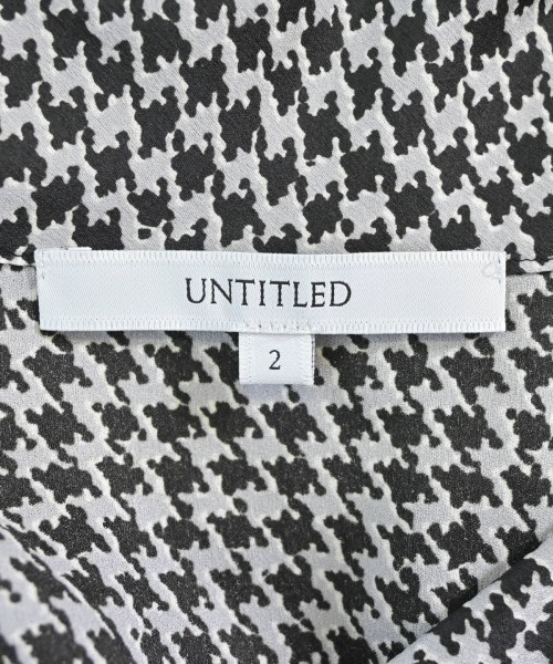 UNTITLED（アンタイトル）ブラウス 黒 サイズ:2(M位) レディース/2200659933478