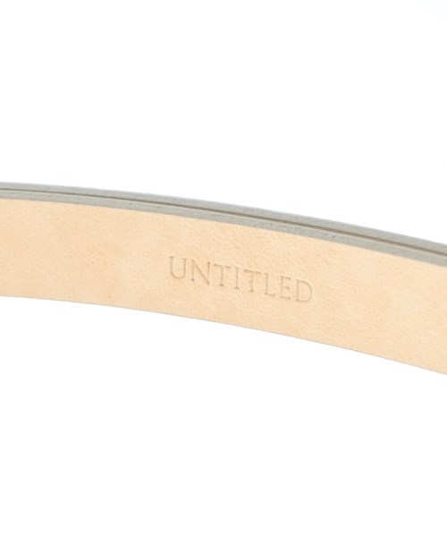 UNTITLED（アンタイトル）ベルト ベージュ サイズ:- レディース/2200660936048
