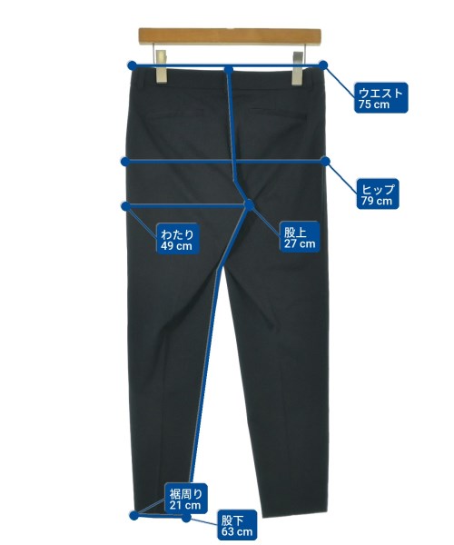 UNTITLED（アンタイトル）スラックス 紺 サイズ:2(M位) レディース/2200662982043