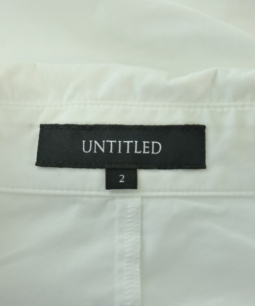 UNTITLED（アンタイトル）カジュアルシャツ 白 サイズ:2(M位) レディース/2200661449035