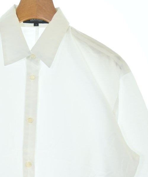 UNTITLED（アンタイトル）カジュアルシャツ 白 サイズ:2(M位) レディース/2200661449035