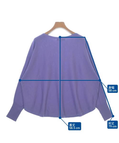 UNTITLED（アンタイトル）ニット・セーター 紫 サイズ:2(M位) レディース/2200661314081