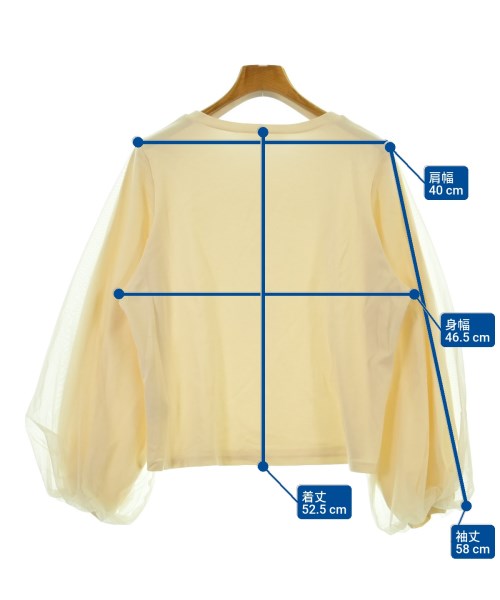 UNTITLED（アンタイトル）Tシャツ・カットソー ベージュ サイズ:2(M位) レディース/2200661314111