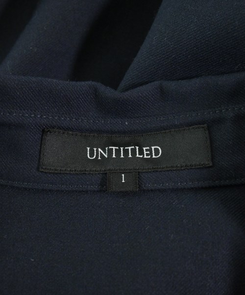 UNTITLED（アンタイトル）シャツワンピース 紺 サイズ:1(S位) レディース/2200661314135