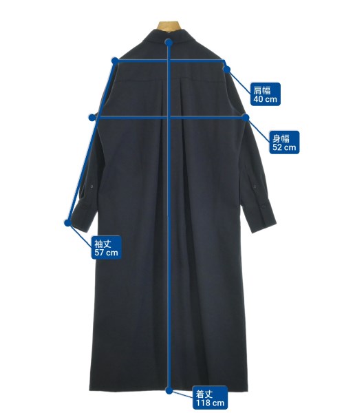 UNTITLED（アンタイトル）シャツワンピース 紺 サイズ:1(S位) レディース/2200661314135