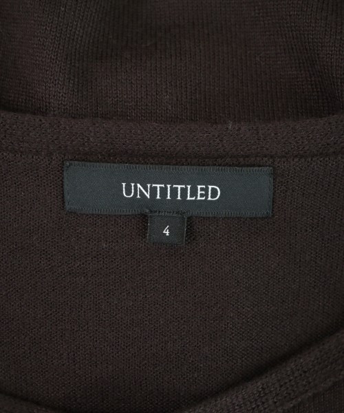 UNTITLED（アンタイトル）ニット・セーター 茶 サイズ:4(XL位) レディース/2200655681045