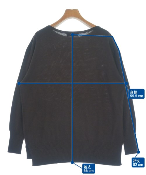 UNTITLED（アンタイトル）ニット・セーター 茶 サイズ:4(XL位) レディース/2200655681045