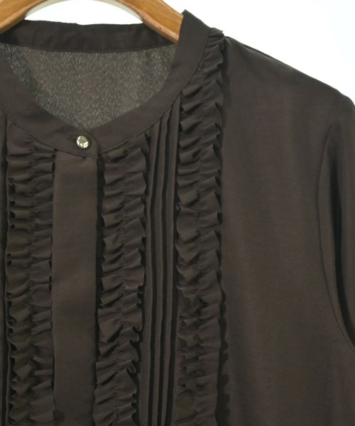 UNTITLED（アンタイトル）カジュアルシャツ 茶 サイズ:-(M位) レディース/2200655681069