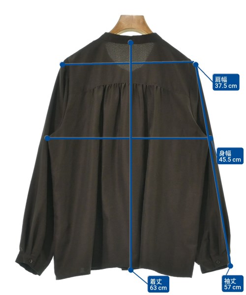 UNTITLED（アンタイトル）カジュアルシャツ 茶 サイズ:-(M位) レディース/2200655681069