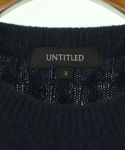 UNTITLED（アンタイトル）ニット・セーター 紺 サイズ:2(M位) レディース/2200662558057