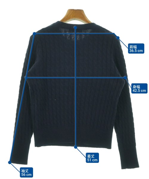 UNTITLED（アンタイトル）ニット・セーター 紺 サイズ:2(M位) レディース/2200662558057