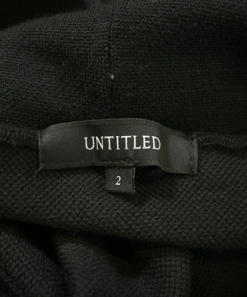 UNTITLED（アンタイトル）パーカー 黒 サイズ:2(M位) レディース/2200662896036