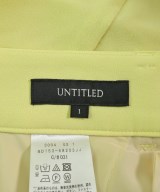 UNTITLED（アンタイトル）スラックス 黄 サイズ:1(S位) レディース/2200666638069