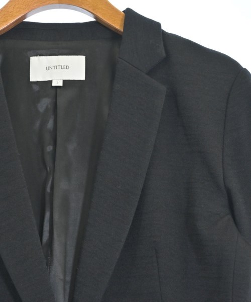 UNTITLED（アンタイトル）テーラードジャケット 黒 サイズ:2(M位) レディース/2200666864024
