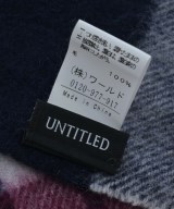 UNTITLED（アンタイトル）マフラー 紺 サイズ:- レディース/2200666864031