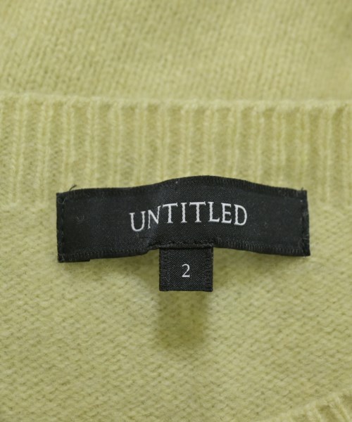UNTITLED（アンタイトル）ニット・セーター 黄 サイズ:2(M位) レディース/2200663184026