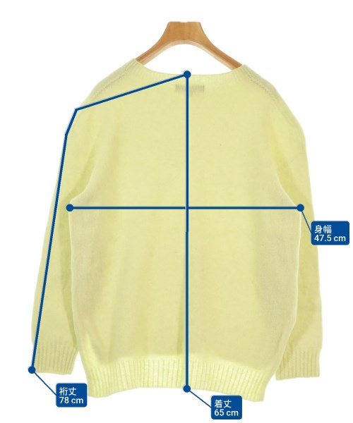 UNTITLED（アンタイトル）ニット・セーター 黄 サイズ:2(M位) レディース/2200663184026