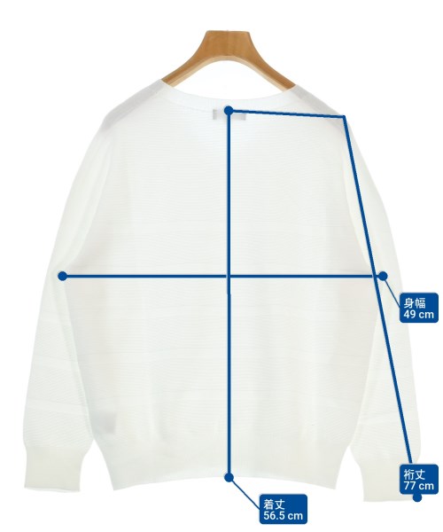 UNTITLED（アンタイトル）ニット・セーター 白 サイズ:2(M位) レディース/2200664877071