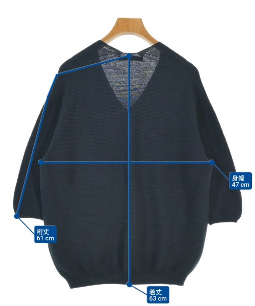 UNTITLED（アンタイトル）ニット・セーター 紺 サイズ:2(M位) レディース/2200664877088