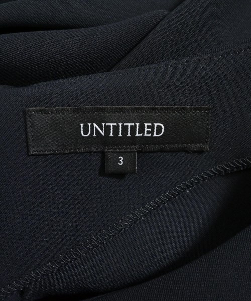 UNTITLED（アンタイトル）ブラウス 紺 サイズ:3(L位) レディース/2200664877132