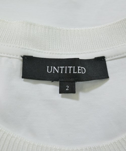 UNTITLED（アンタイトル）Tシャツ・カットソー 白 サイズ:2(M位) レディース/2200664877217