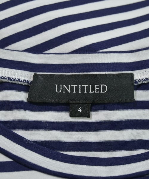 UNTITLED（アンタイトル）Tシャツ・カットソー 紺 サイズ:4(XL位) レディース/2200664877224