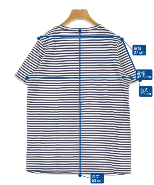 UNTITLED（アンタイトル）Tシャツ・カットソー 紺 サイズ:4(XL位) レディース/2200664877224