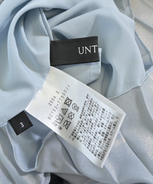 UNTITLED（アンタイトル）ロング・マキシ丈スカート 青 サイズ:3(L位) レディース/2200664877286