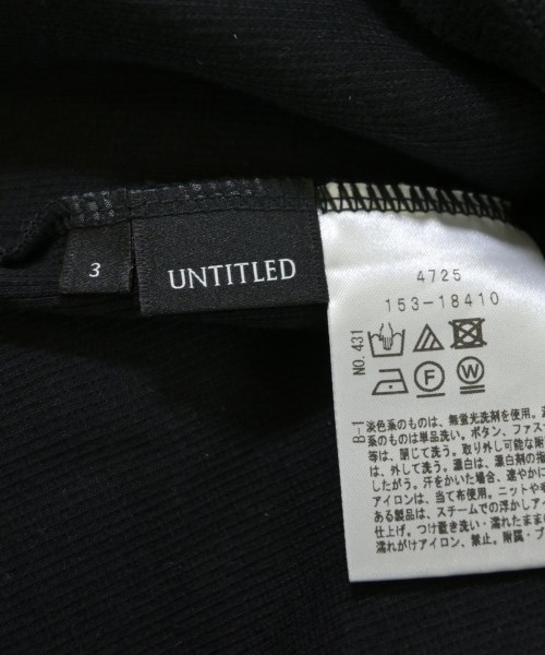 UNTITLED（アンタイトル）タンクトップ 黒 サイズ:3(L位) レディース/2200664877347