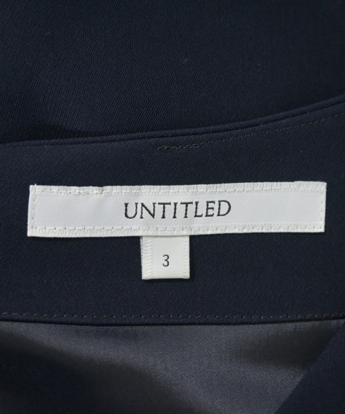 UNTITLED（アンタイトル）ワンピース 紺 サイズ:3(L位) レディース/2200664807061
