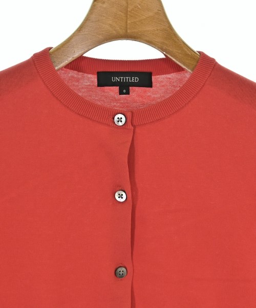 UNTITLED（アンタイトル）カーディガン 赤 サイズ:0(XS位) レディース/2200665117169