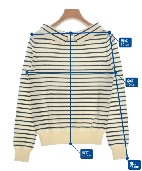 UNTITLED（アンタイトル）ニット・セーター 白 サイズ:0(XS位) レディース/2200666010032