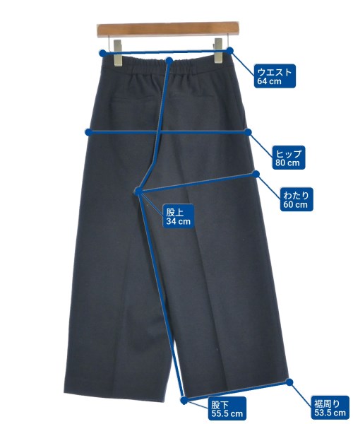 UNTITLED（アンタイトル）スラックス 紺 サイズ:S レディース/2200666010087