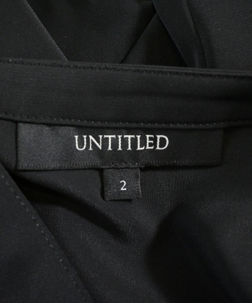 UNTITLED（アンタイトル）シャツワンピース 黒 サイズ:2(M位) レディース/2200666177131