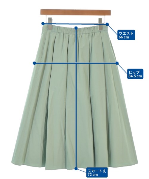 UNTITLED（アンタイトル）ロング・マキシ丈スカート 緑 サイズ:2(M位) レディース/2200668776035