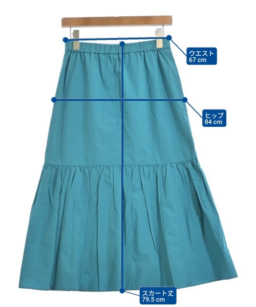 UNTITLED（アンタイトル）ロング・マキシ丈スカート 緑 サイズ:2(M位) レディース/2200669038057