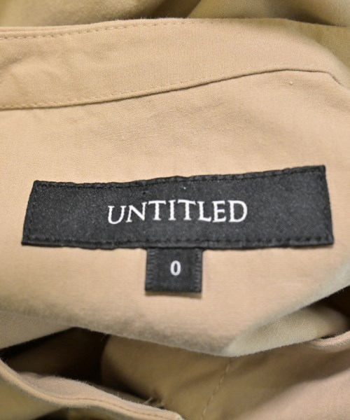 UNTITLED（アンタイトル）シャツワンピース ベージュ サイズ:0(XS位) レディース/2200669289022