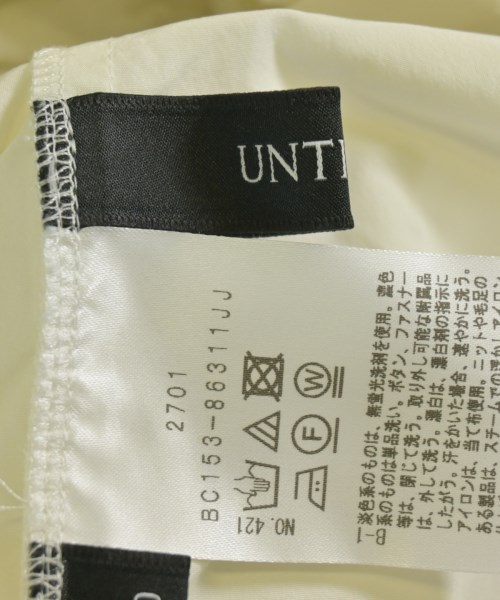 UNTITLED（アンタイトル）ブラウス 白 サイズ:0(XS位) レディース/2200669289053