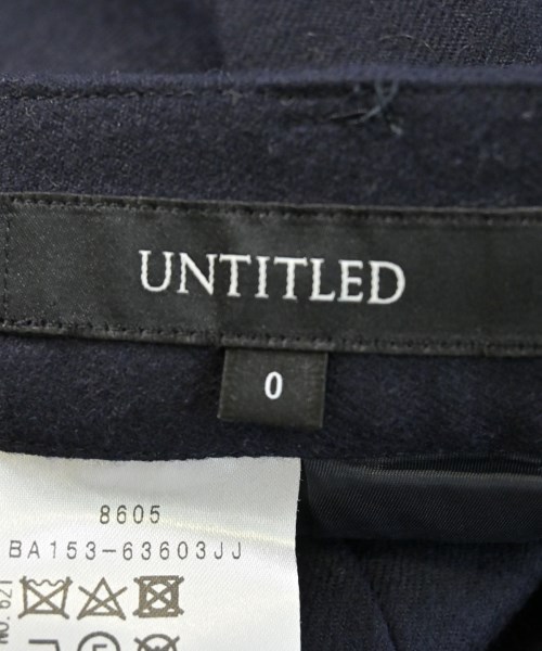 UNTITLED（アンタイトル）スラックス 紺 サイズ:0(XS位) レディース/2200669289114