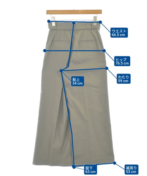 UNTITLED（アンタイトル）スラックス グレー サイズ:0(XS位) レディース/2200669289121