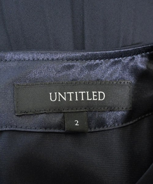 UNTITLED（アンタイトル）ワンピース 紺 サイズ:2(M位) レディース/2200666009111
