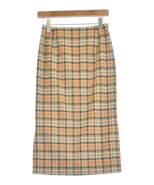 UNTITLED(アンタイトル)ひざ丈スカート ベージュ サイズ:S/2200666301024