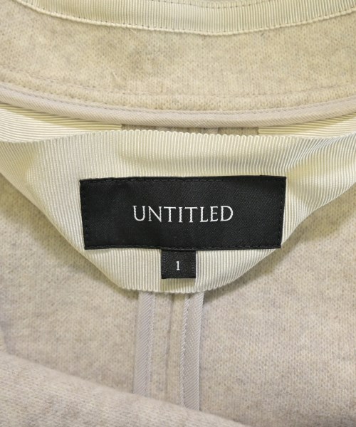 UNTITLED（アンタイトル）ノーカラージャケット ベージュ サイズ:1(S位) レディース/2200666301055