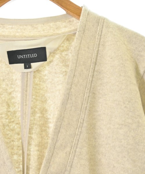 UNTITLED（アンタイトル）ノーカラージャケット ベージュ サイズ:1(S位) レディース/2200666301055
