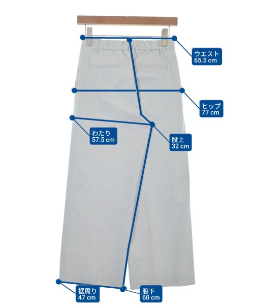 UNTITLED（アンタイトル）スラックス グレー サイズ:0(XS位) レディース/2200665136016