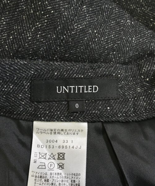 UNTITLED（アンタイトル）スラックス 黒 サイズ:0(XS位) レディース/2200665136047